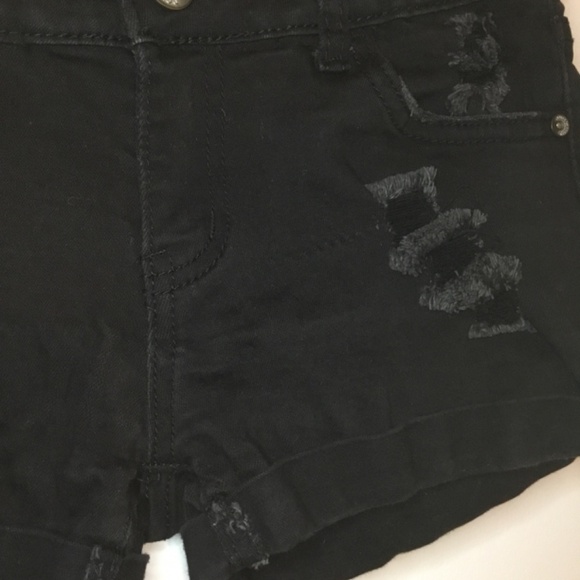Black stretch denim Dolce and Gabbana Distressed Shorts - Size US 2/4 - Picture 4 of 9